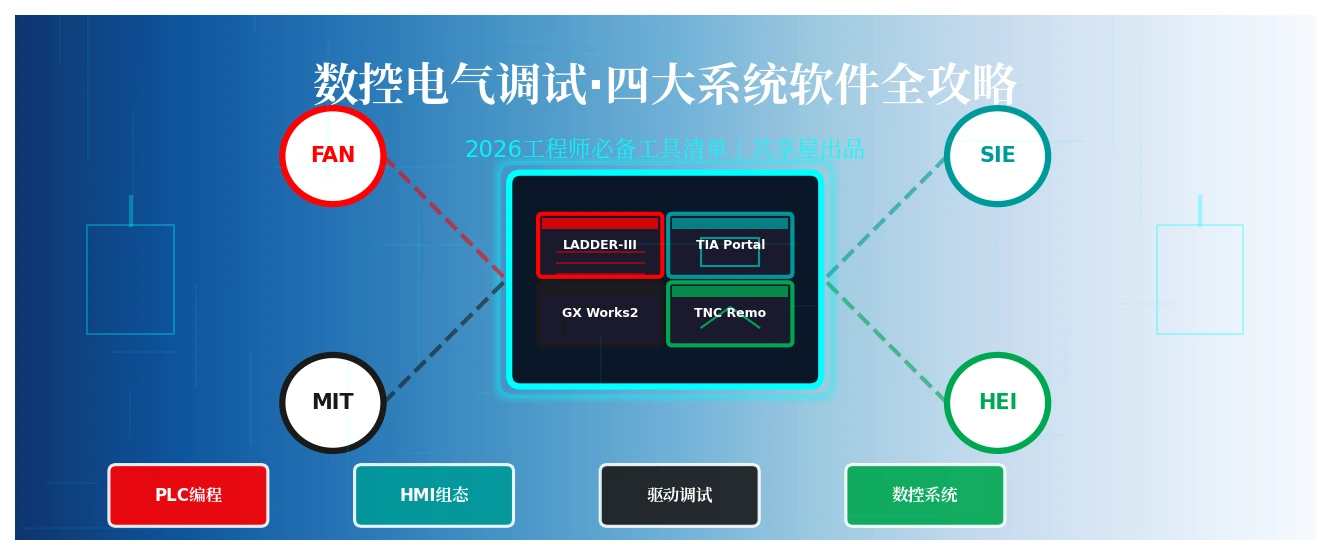 数控机床电气调试必备软件全解析(2026版)-共享屋