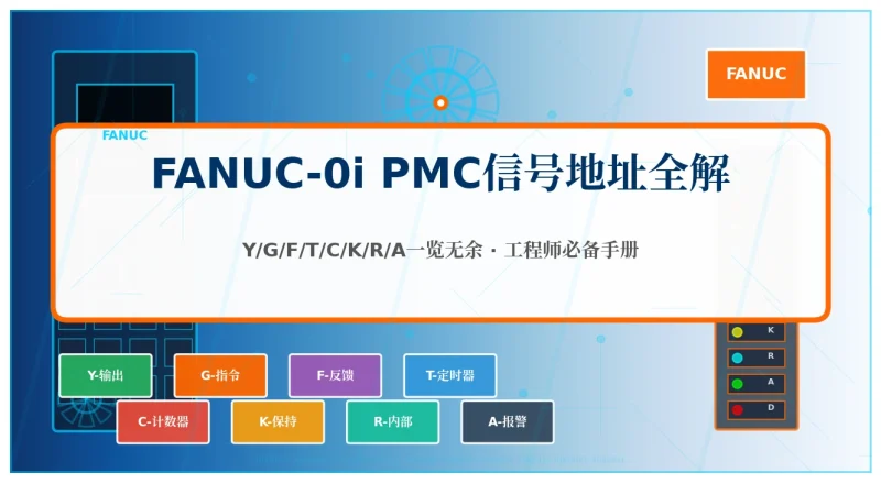 深入解析FANUC-0i系统PMC信号地址全集：从Y到G、F、T、C、K、R、A详解！-共享屋