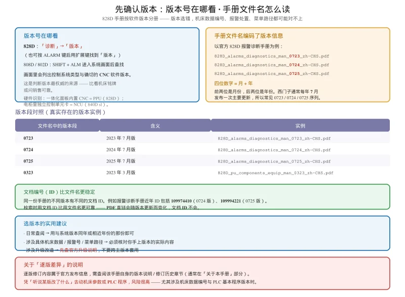 SINUMERIK 828D 中文手册下载（2026）| 版本对应表 + 官方直链-CNCShare | 数控电气技术中心