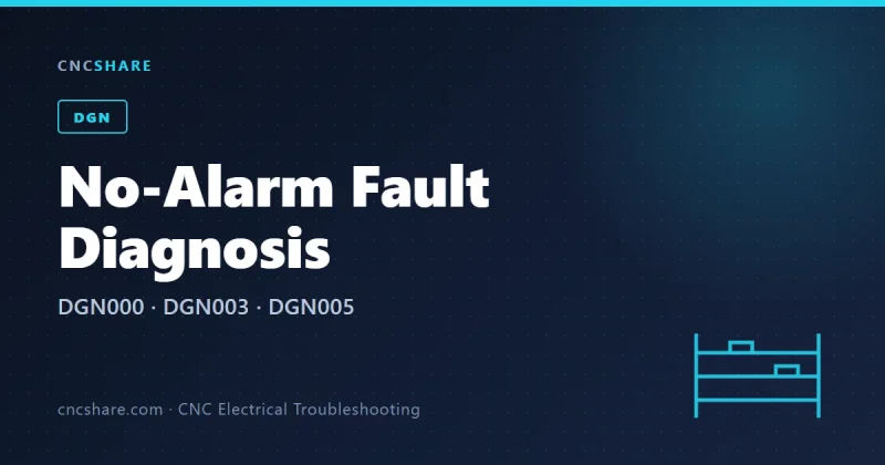 FANUC No-Alarm Fault Diagnosis: How to Use DGN000, DGN003, DGN005-CNCShare | 数控电气技术中心