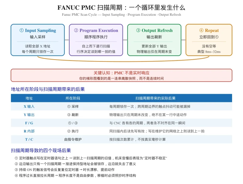 What Is a PMC in Fanuc? Ladder Logic, Addresses and Scan Time-CNCShare | 数控电气技术中心